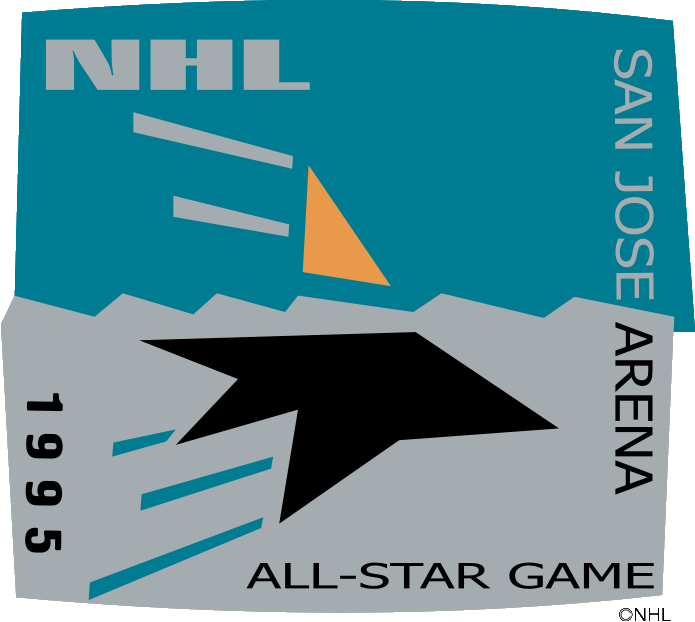 NHL All-Star Game 1995 Unused Logo t shirts iron on transfers